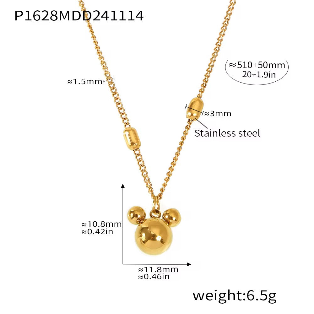 Mickey Pendant Necklace
