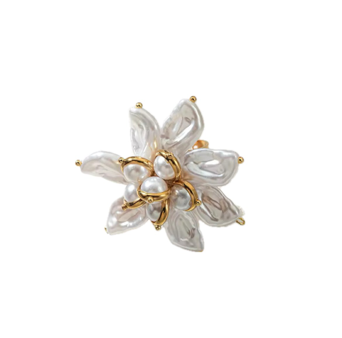 Flower Pearl Ring