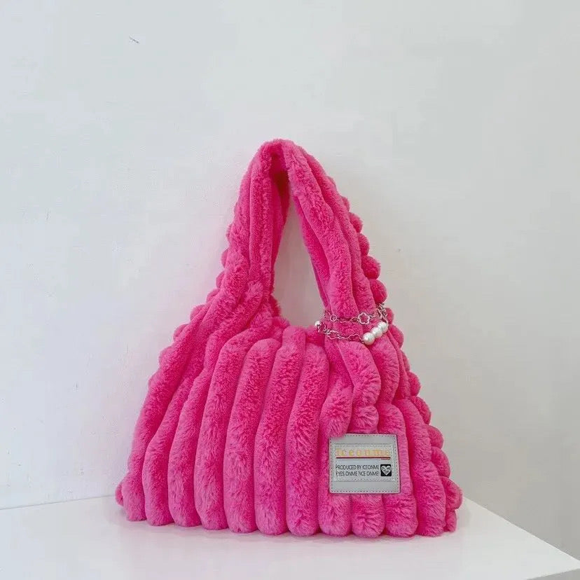 Plush Pink Bag